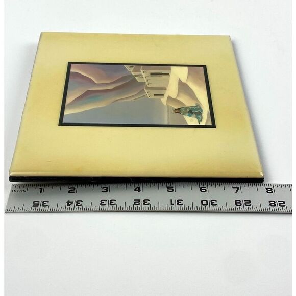 Deborah Hiatt Endless Sky Ceramic Tile Wall Hanging Decor 8x8 Southwestern USA D - Picture 5 of 5